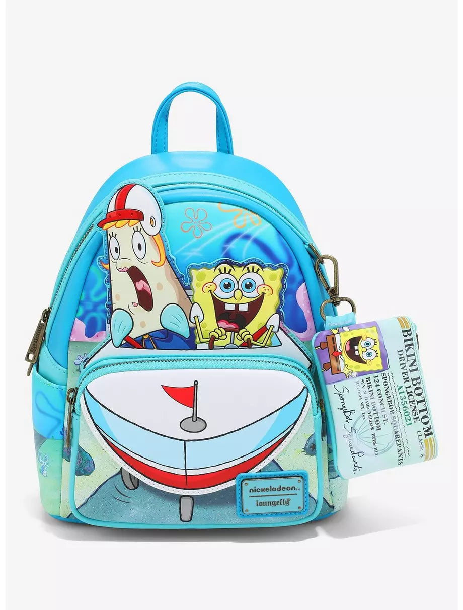 Mochila bob esponja escuela de navegacion