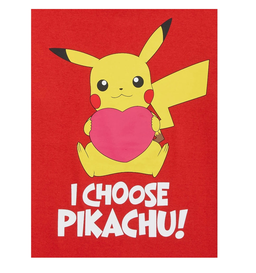 Playera Pikachu San Valentín