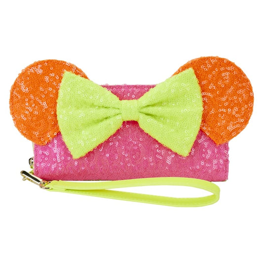 Cartera Minnie Mouse Neon