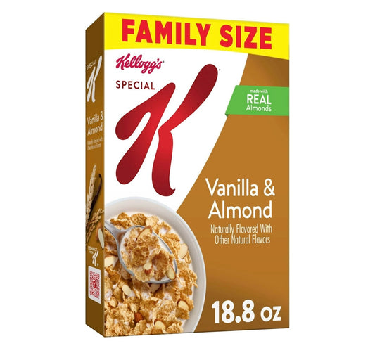 Kellogg's Special K Vanilla and Almond Cold Breakfast Cereal