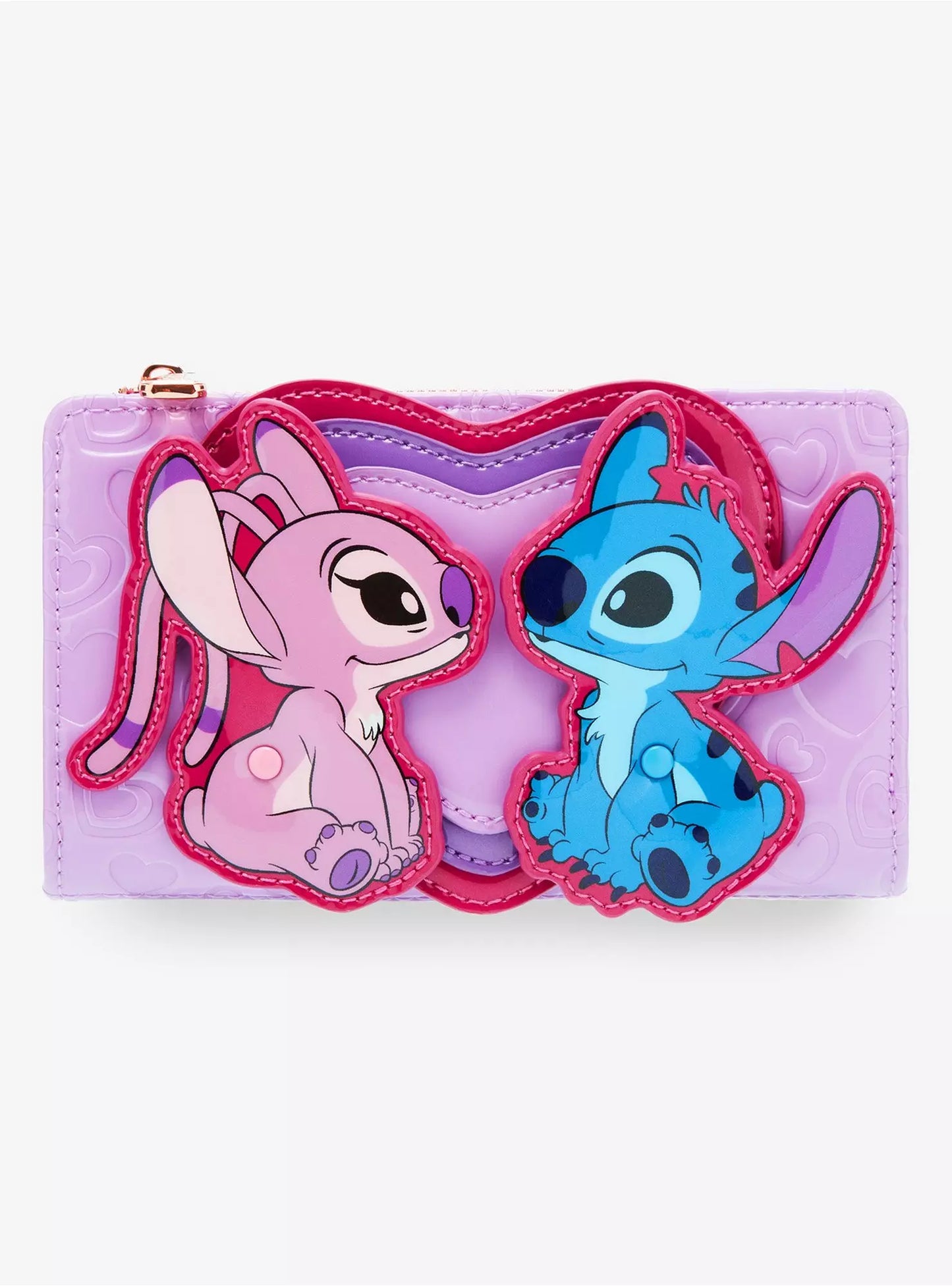 Cartera Disney Lilo & Stitch Angel & Stitch corazón