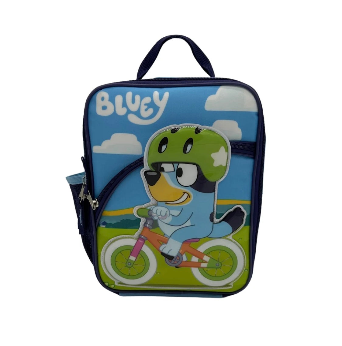 Lonchera bluey bicicleta