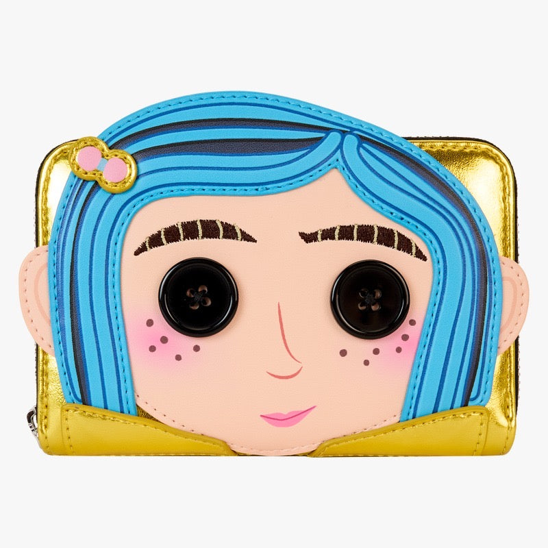 Cartera Coraline 15 aniversario Laika Doll Metalico