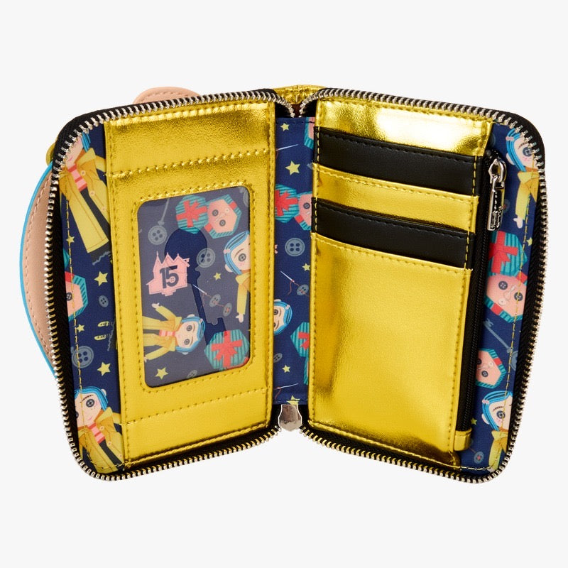 Cartera Coraline 15 aniversario Laika Doll Metalico