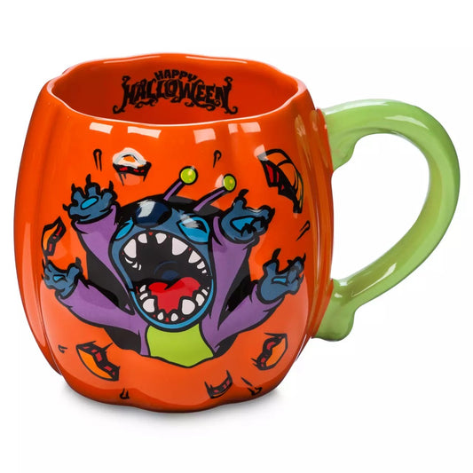 Taza stitch Halloween