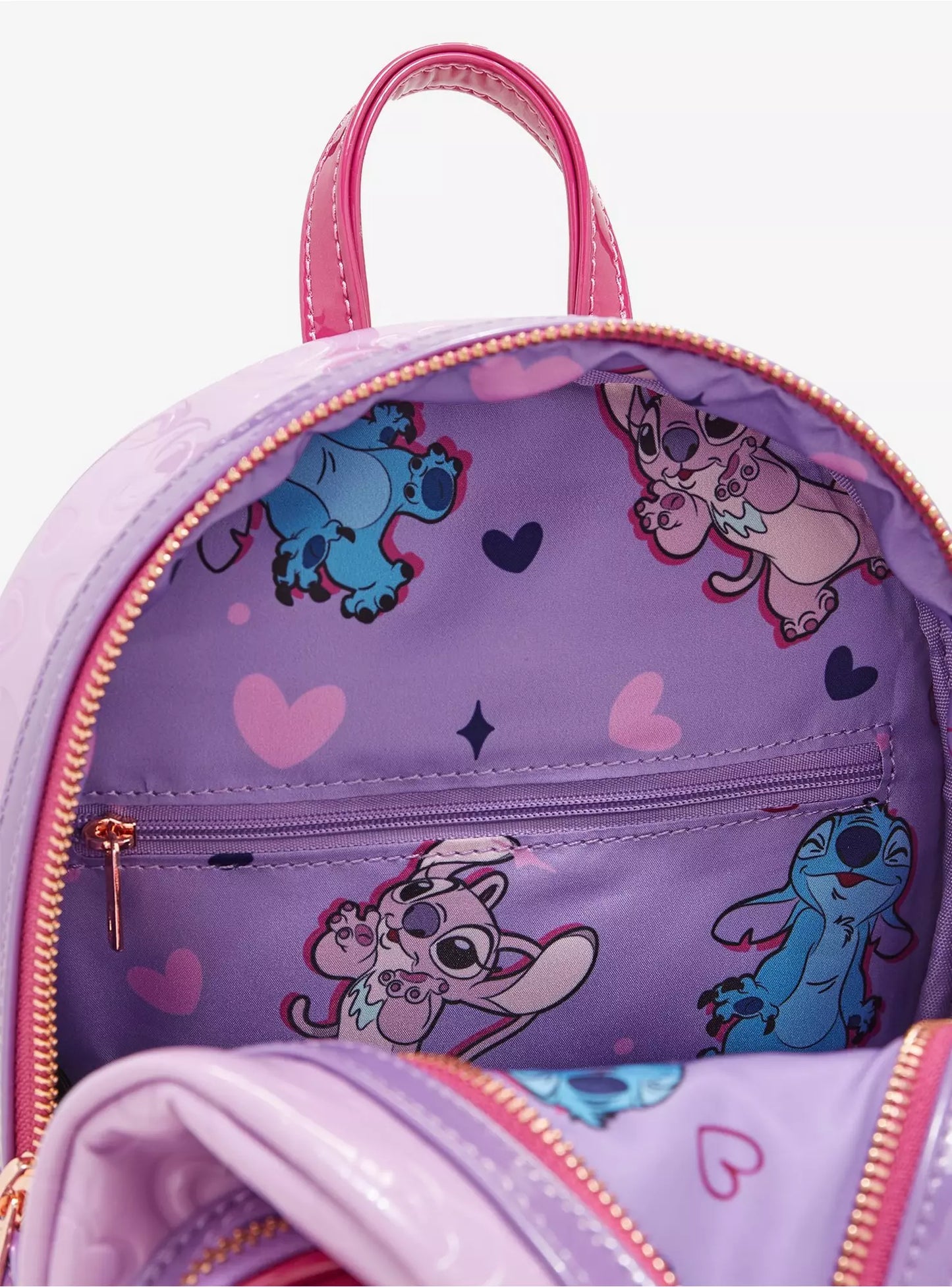 Mochila Disney Lilo & Stitch Angel & Stitch corazón