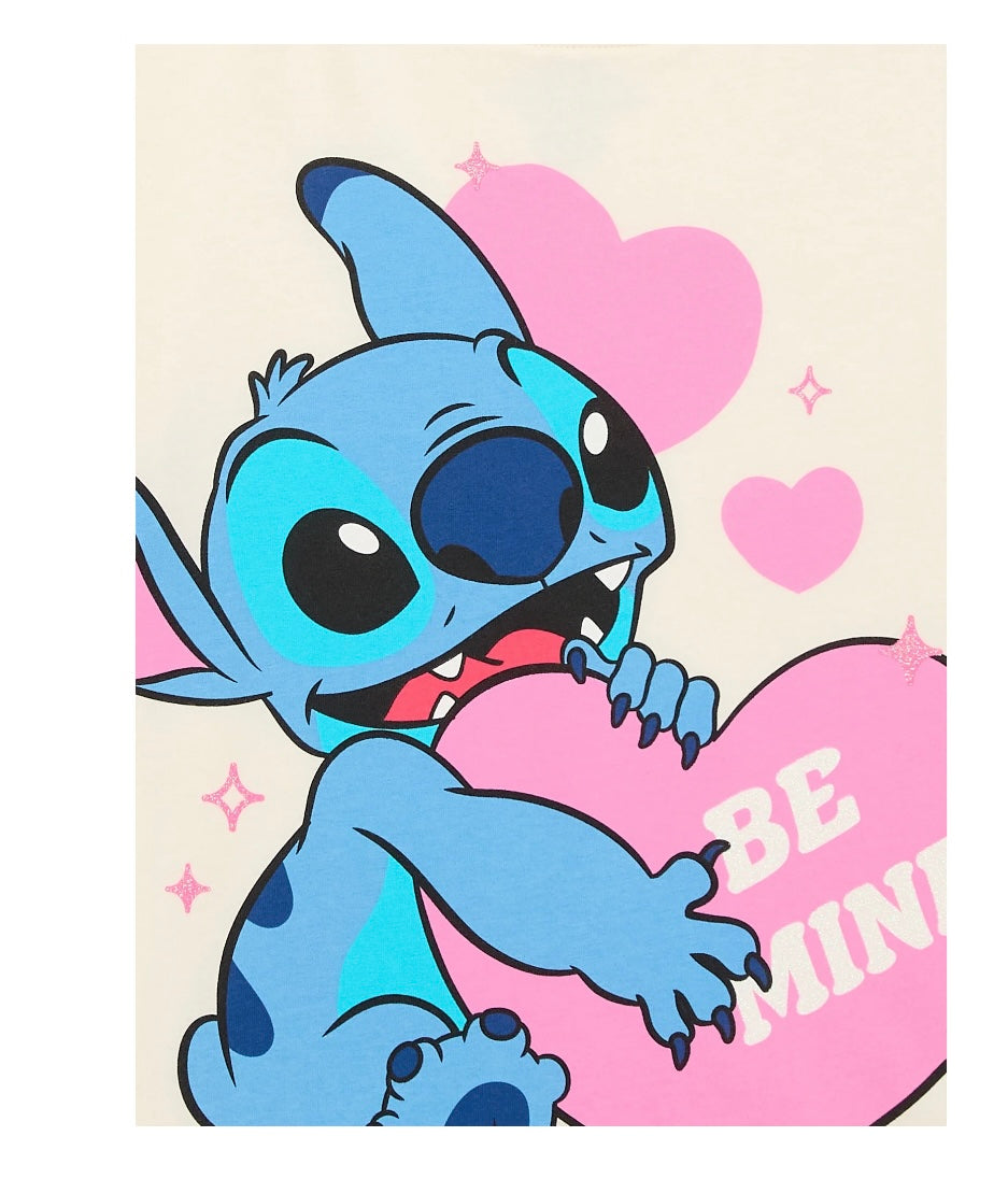 Playera Stitch Be Mine  San Valentín