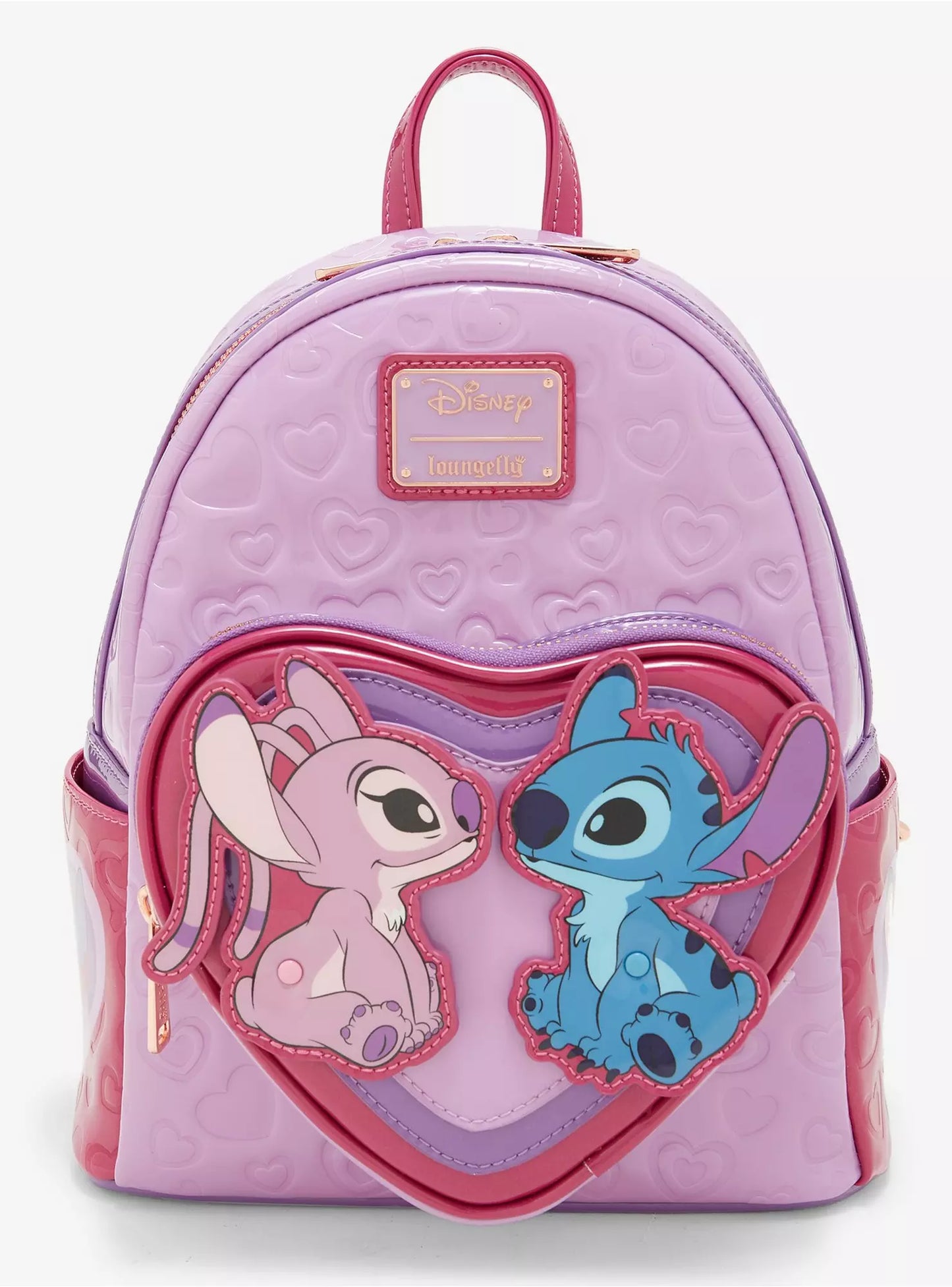 Mochila Disney Lilo & Stitch Angel & Stitch corazón