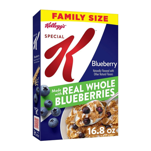 Kellogg's Special K Blueberry Cold Breakfast Cereal