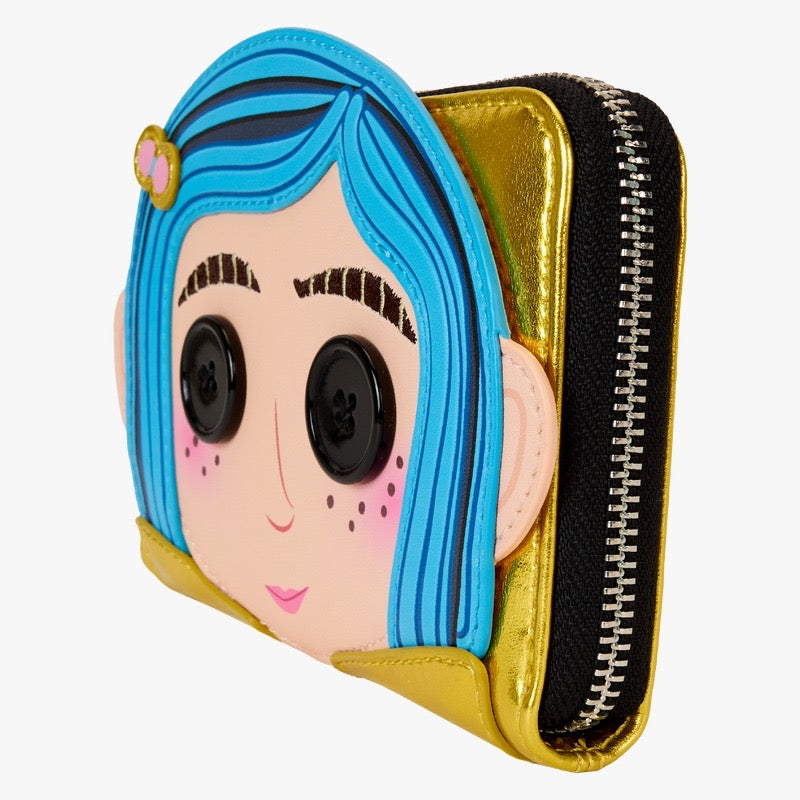 Cartera Coraline 15 aniversario Laika Doll Metalico